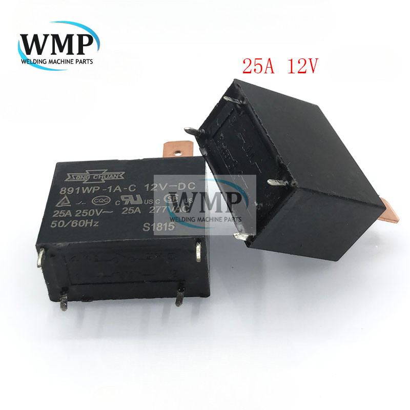 Original Relay 891WP-1A-C 4Pin 12VDC 25A สําหรับเครื ่ องปรับอากาศ / เครื ่ องทําน ้ ําอุ ่ นใหม ่