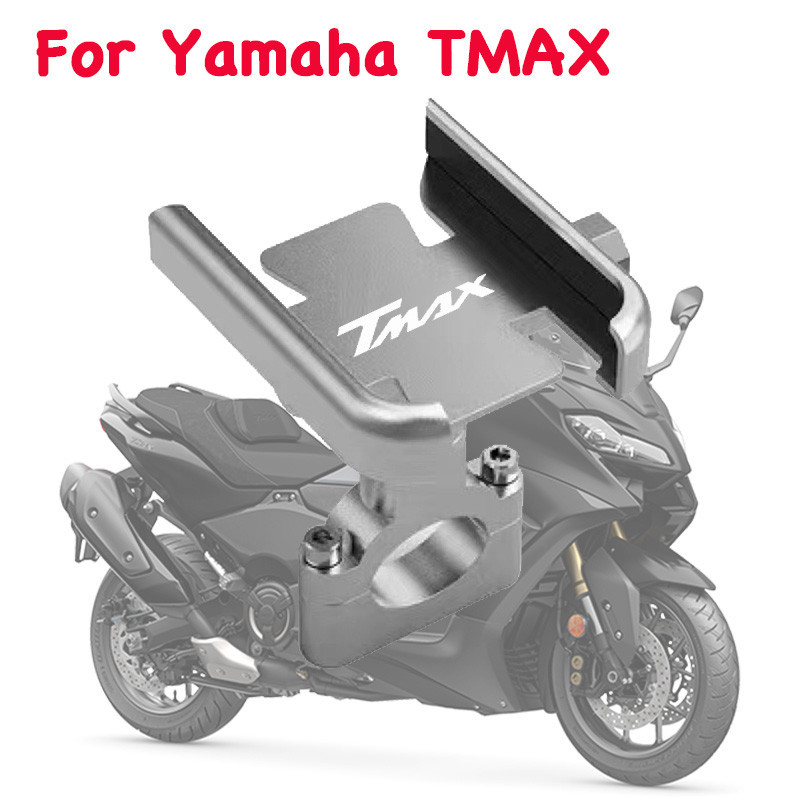 ที่วางโทรศัพท์มือถือ แบบกระจกมองหลัง อุปกรณ์เสริม สําหรับรถจักรยานยนต์ YAMAHA T-Max 500 TMax 500 560