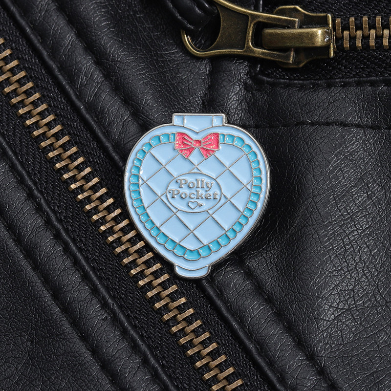 เข็มกลัดเคลือบ รูปกระเป๋าเสื้อ เหมาะกับของขวัญ สําหรับเพื่อน - รูปที่ 3