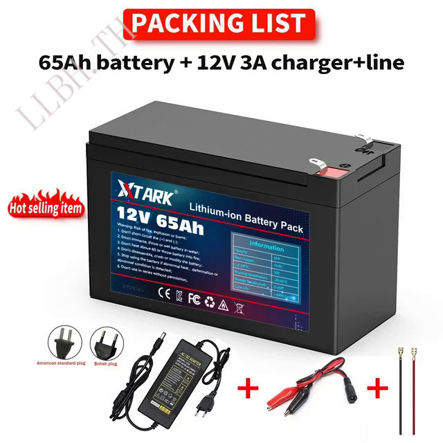 12V Battery 120Ah 18650 lithium battery pack Rechargeable battery for solar energy electric vehicle 