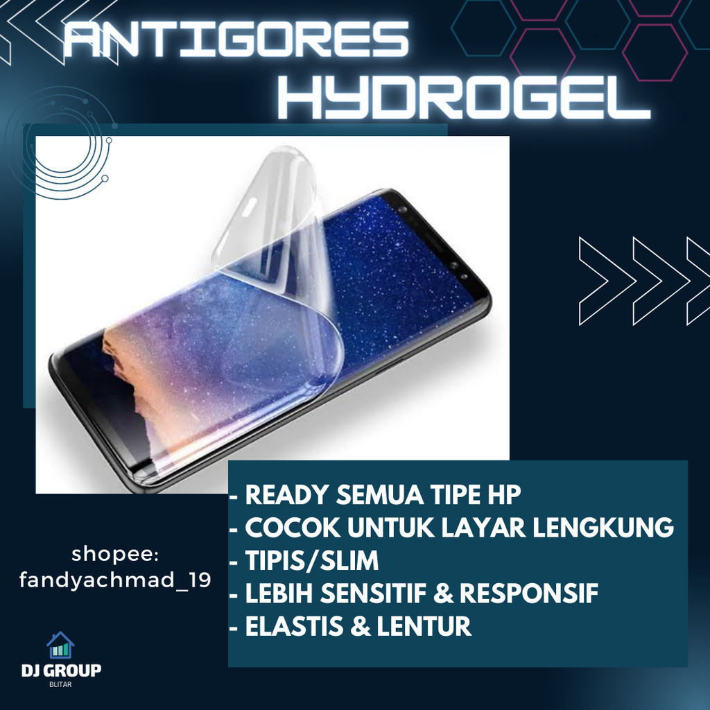 ฟิล์มกันรอยหน้าจอ Hydrogel ป้องกันรอยขีดข่วน Universal Redmi Note 13 A3 Pro Plus Pro+ 4G 5G ฟิล์มไฮโ