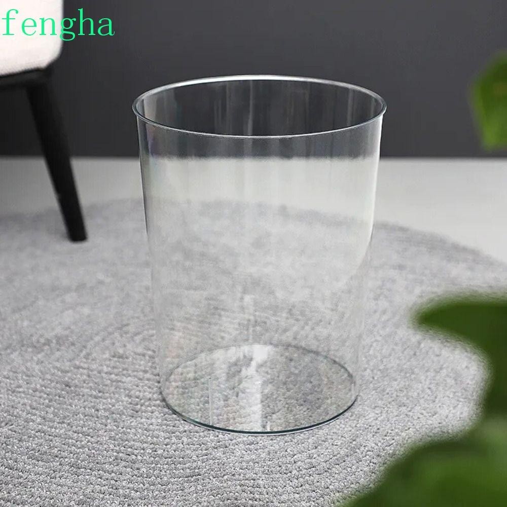 Fengha ถังขยะ PET แบบใส หนา อเนกประสงค์ ทนทาน สําหรับใช้ในครัวเรือน