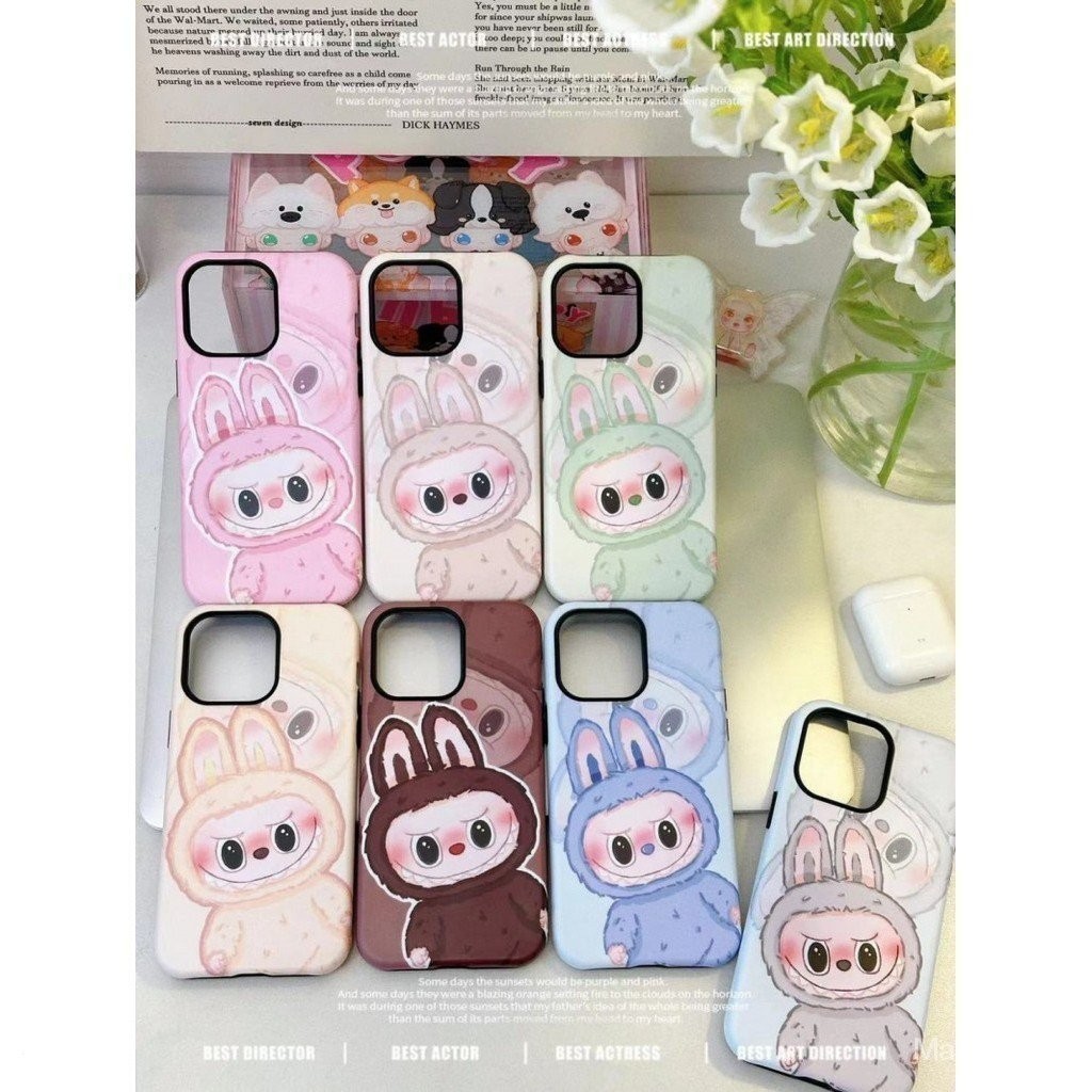 เคสป้องกันโทรศัพท์มือถือ ลาย Labubu lububu น่ารัก ขนาดใหญ่ สําหรับ iPhone 7 8 plus x xs XR xsmax 11 