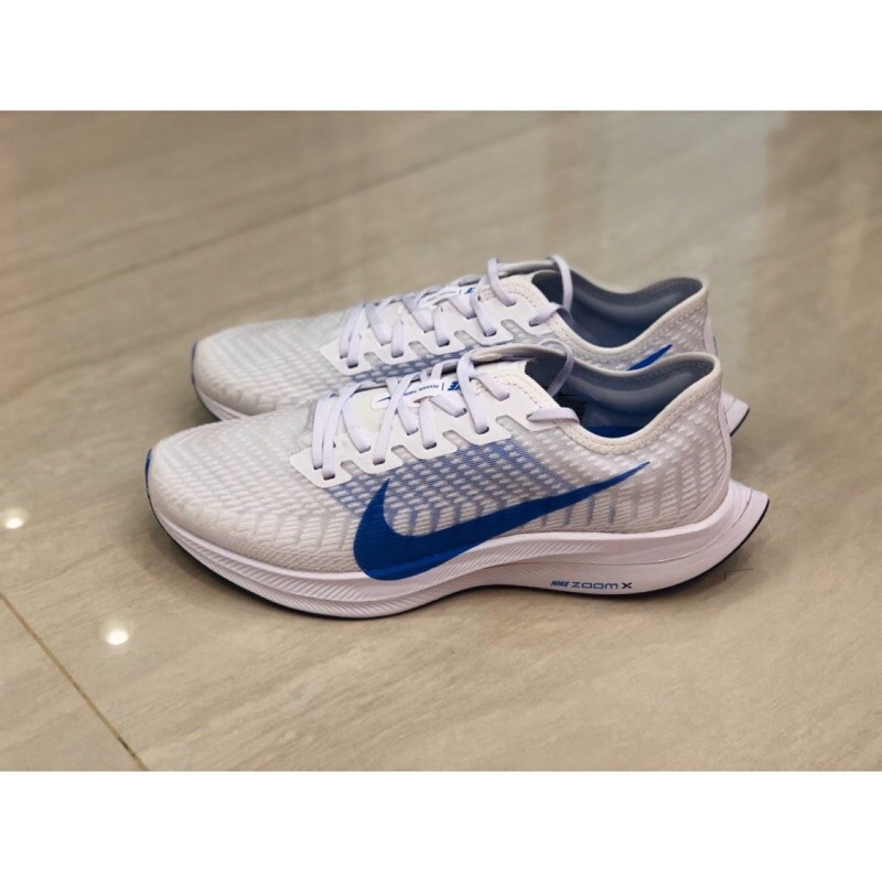 Nike Zoom Pegasus Turbo 2 รองเท้าผ้าใบลําลอง สีขาว สีฟ้า เหมาะกับการวิ่งจ๊อกกิ้ง AT2863-100 รุ่น 2