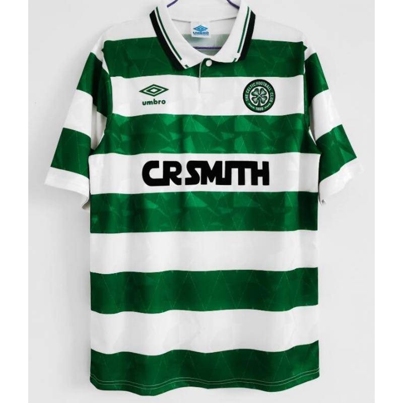 เสื้อกีฬาแขนสั้น ลายทีมชาติฟุตบอล Celtic Home 98 99 ชุดเหย้า สไตล์เรโทร