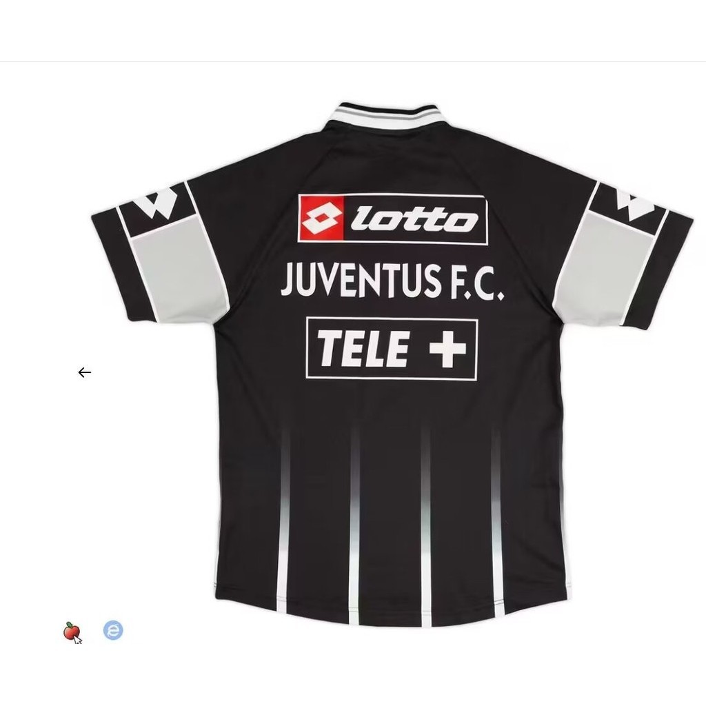 เสื้อกีฬาแขนสั้น ลายทีม Juventus 01 คุณภาพสูง สไตล์เรโทร