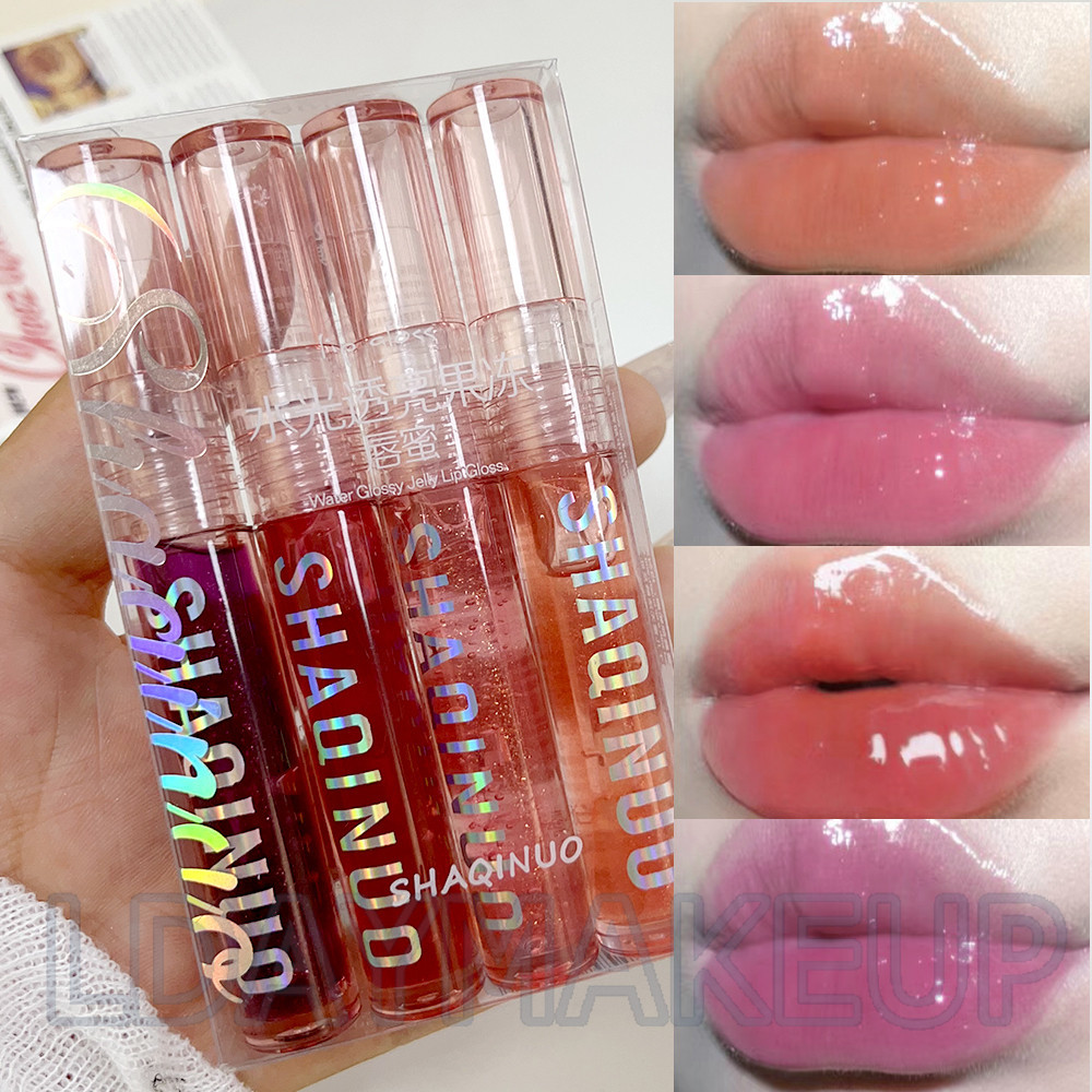 Lip Care Mirror Moisturizing Lip Honey Anti Sweat Natural Anti Cracking Lip Oil Natural Smudging ลิป