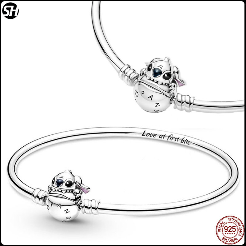 TOP SALE Pandora Femme สร้อยข้อมือ 925 เงินสเตอร์ลิง Sliver หัวใจงู Chain Moments Infinity Knot เครื่องประดับของขวัญทํา