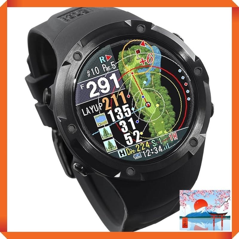 ShotNavi Evolve PRO (ShotNavi) Black Large Screen Color LCD Latest GPS Chip "M10" GPS Golf Navi Golf Distance Meter Golf Watch Competition Available OK FF