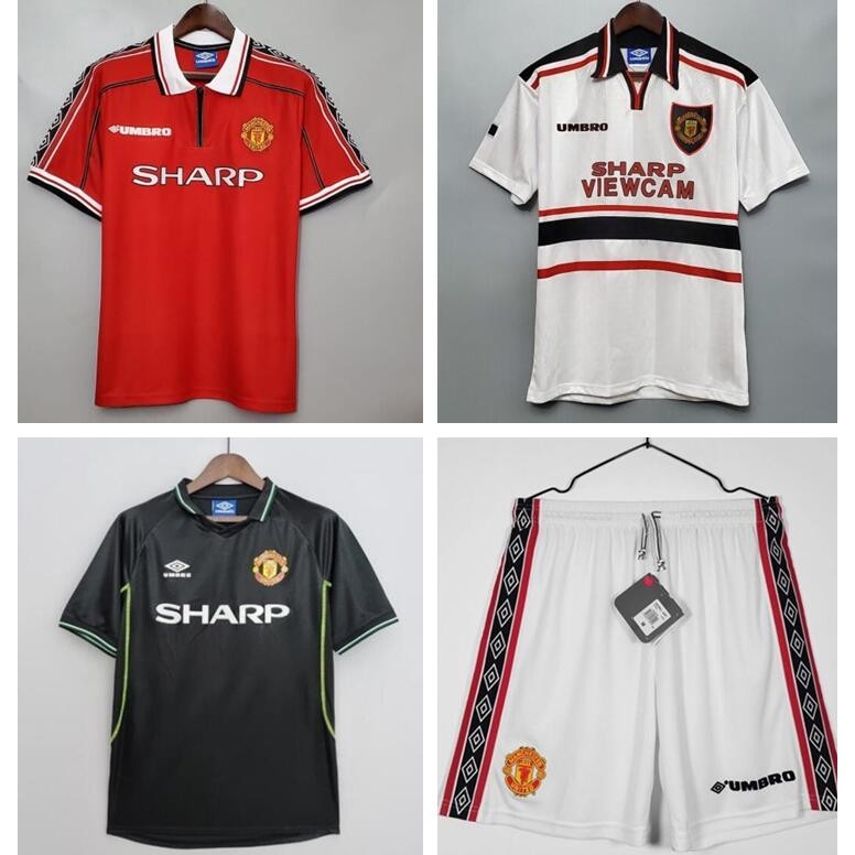 1998/99 Manchester United Third Away Retro Vintage Man Utd Classic Jersey Retro Jersey