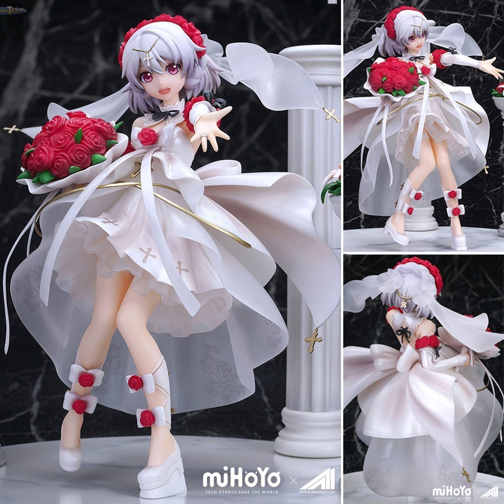 พร้อมส่ง Figureฟิกเกอร์ Modelโมเดล Honkai Theresa เทเรซ่า Apocalypse Rosy Bridesmaid ชุดเจ้าสาว