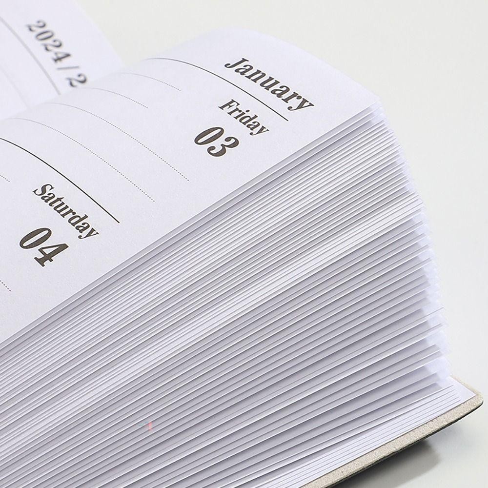 ซูเชนธ 2025 หนังสือวาระ พร้อมปฏิทิน Pocket Diary Weekly Planner สมุดบันทึก A6 แบบพกพา สํานักงานโรงเรียน