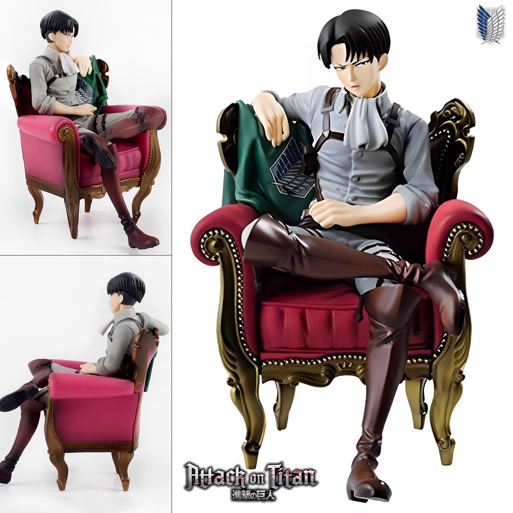 พร้อมส่ง Figure ฟิกเกอร์ Attack on Titan Shingeki no Kyojin ผ่าพิภพไททัน Levi Ackerman รีไวล์ แอคเคอ