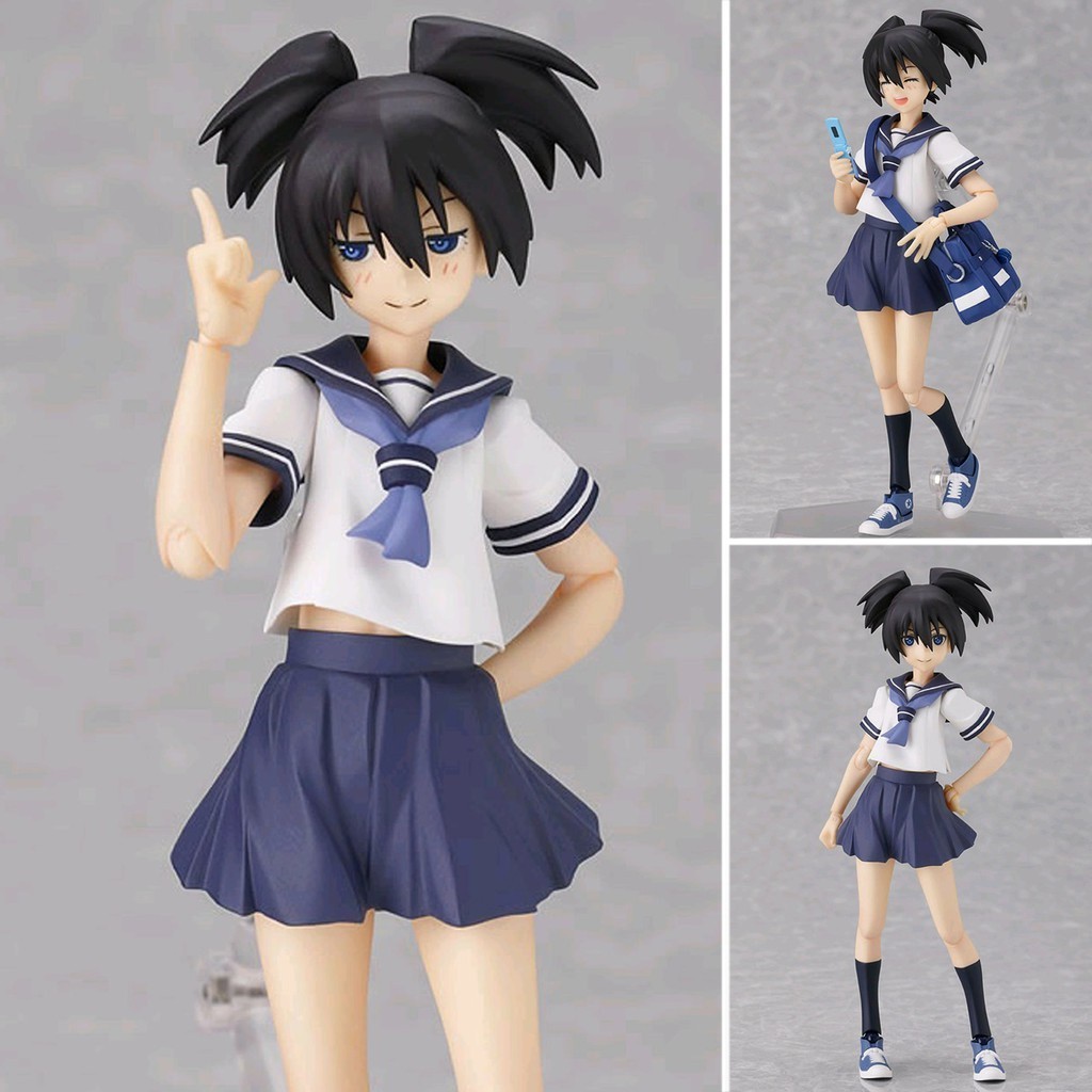 พร้อมส่ง Figma งานแท้  ฟิกม่า Black Rock Shooter แบล็ค ร็อค ชูตเตอร์ Mato Kuroi คุโรอิ มาโตะ ชุดนักเ