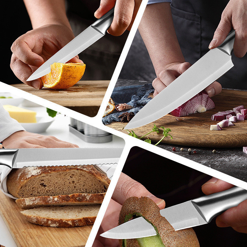 มีดทำครัวสแตนเลส / มีดเเชฟญี่ปุ่น #R-0013 - รูปที่ 2