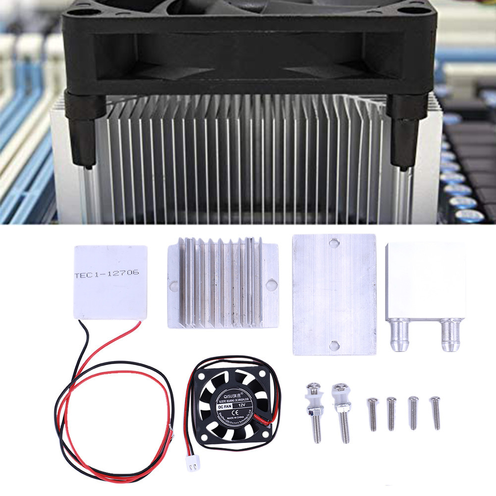 Tec1-12706 Semiconductor Thermoelectric Peltier Cooling Kit Water Cooling System