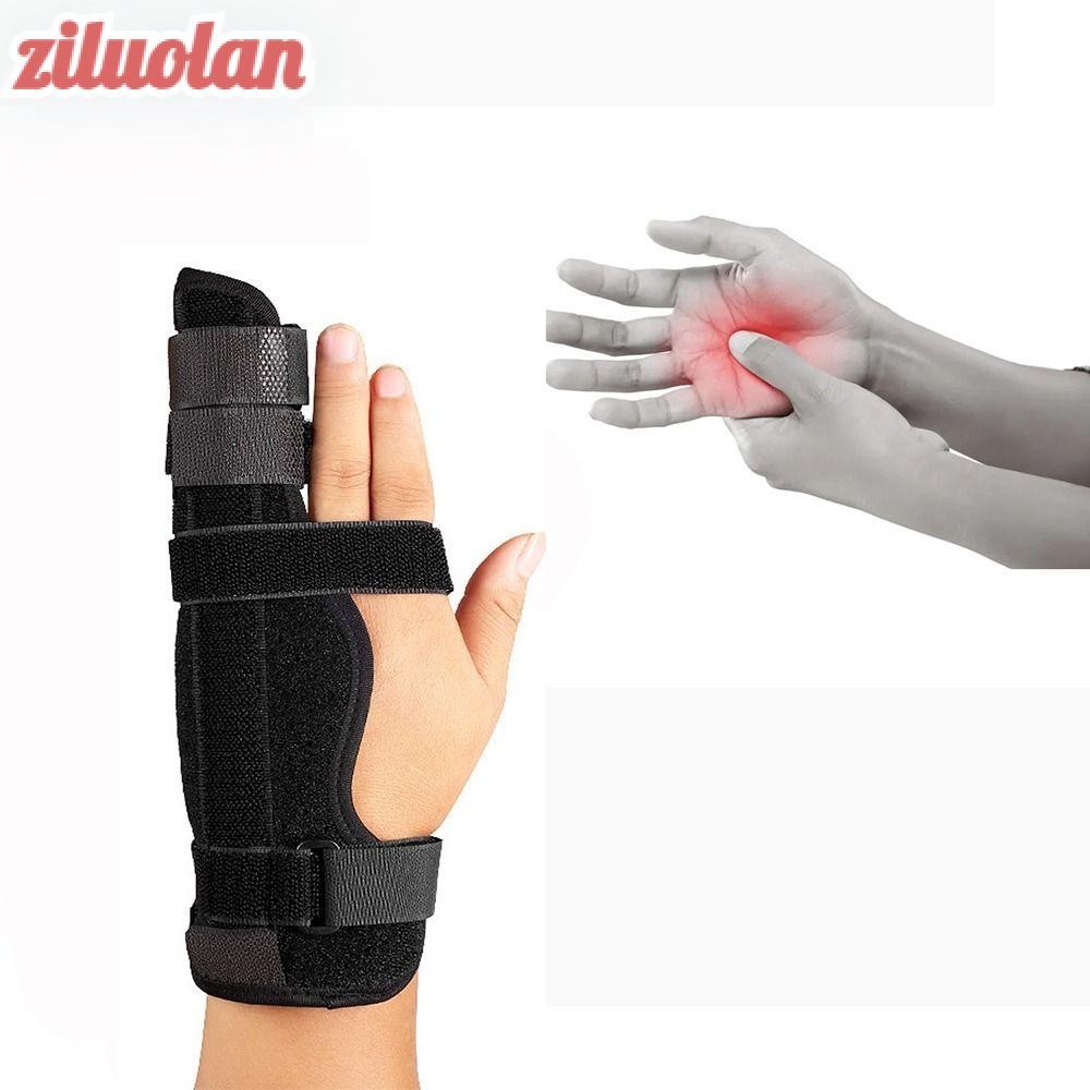 Ziluolan Metacarpal Splint Brace, สนับสนุน Fixed Finger Brace, Fracture Splint Immediate Relie Protector Finger Splint Left/Right Hand