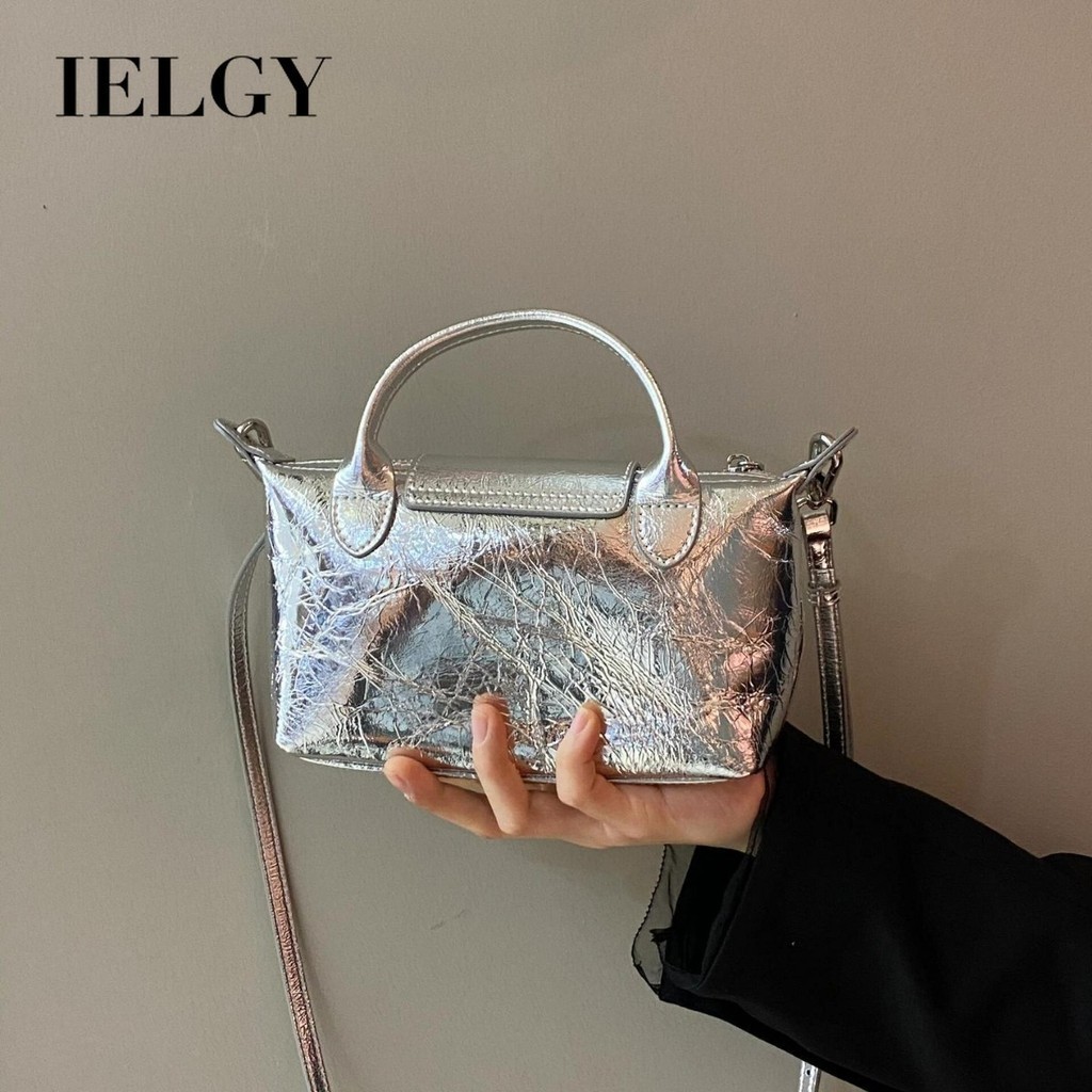 Ielgy Ladies All-Match One-Shoulder Messenger Dumpling Bag กระเป๋าถือสไตล์จีนใหม่