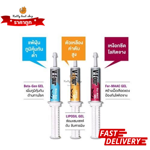 V-Four ของใหม่ อาหารเสริมวิตามินสูตรเข้มข้น บำรุงสุขภาพ สำหรับสุนัขและแมวทุกวัย