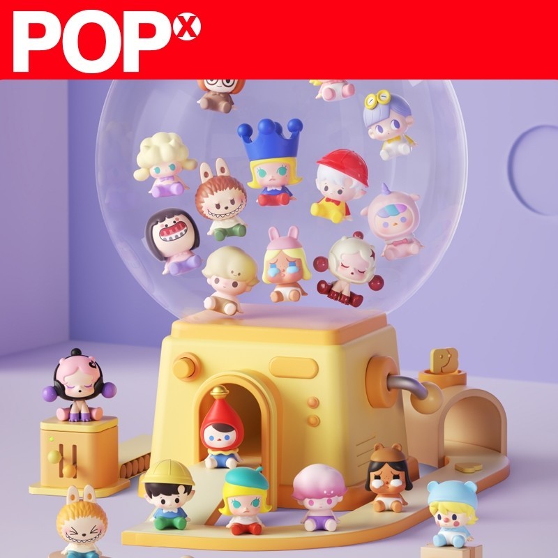 พร้อมส่ง Pop Mart pop bean Sitting posture Series  crybaby Pucky Molly dimoo labubu SP zimomo duckoo