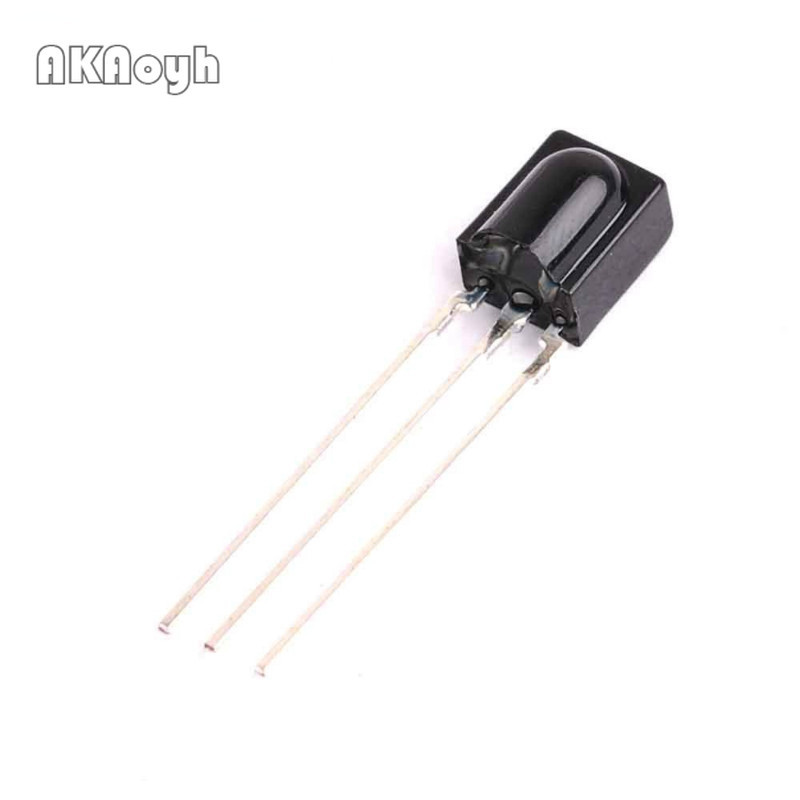 โมดูลรับสัญญาณอินฟราเรด VS838 38KHZ พร้อมหัวรับอินฟราเรดในตัว 5 ชิ้น ระยะรับสัญญาณ 15 ม.