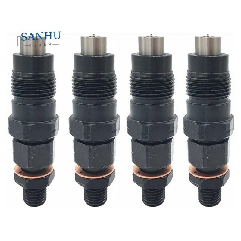 【sanhui14b4 】 หัวฉีดหัวฉีดเชื ้ อเพลิง 4 ชิ ้ นสําหรับ L200 K7-T K6-T 2.5D K64T