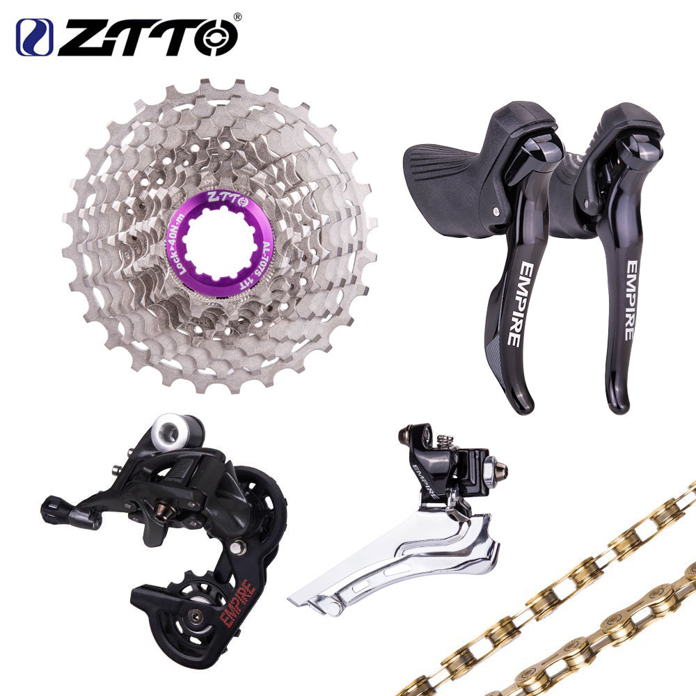 ZT Road Bike SLR 2 Groupset 11 Speed Shifter Derailleur 11speed SL Chain 11-28T Rainbow Cassette Col
