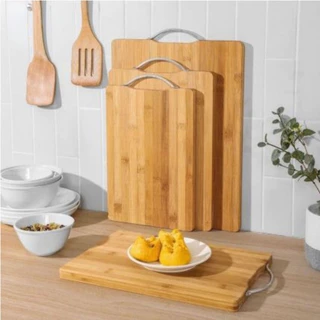CDiscount มีหลายขนาด พร้อมจัดส่ง เขียงไม้ไผ่ เขียงครัว เขียงไม้เนื้อแข็ง Bamboo cutting board