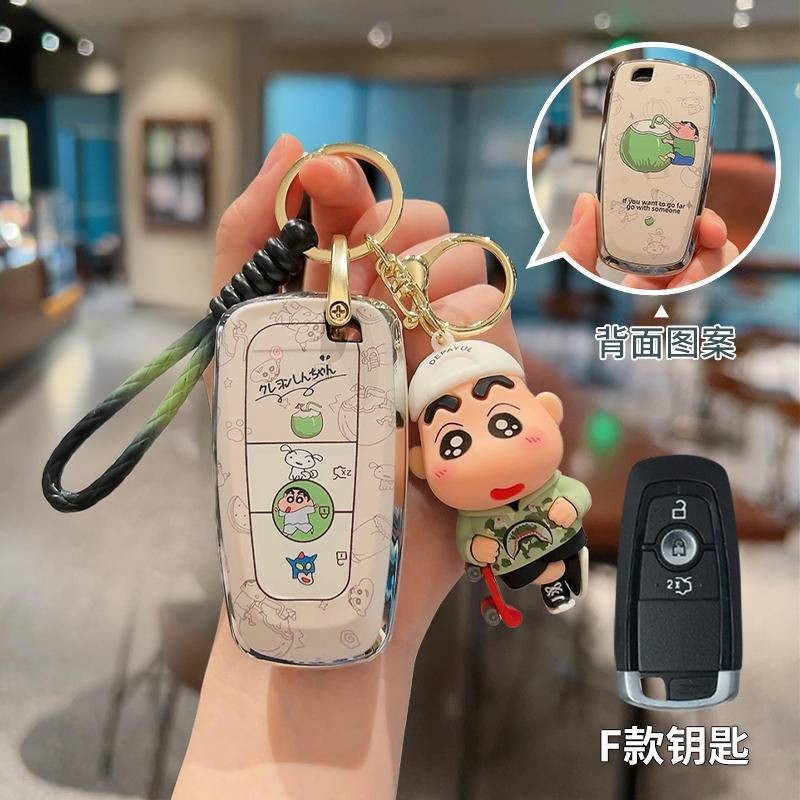 ที่ใส่กุญแจรีโมทรถยนต์ Ford Ranger Everest พวงกุญแจรถ. กระเป๋าใส่กุญแจรถ