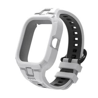 สำหรับ Redmi Watch 4 สายรัดข้อมือซิลิโคนกีฬา Redmi Band 4 สมาร์ทวอทช์สายรัดเคส Band Integrated