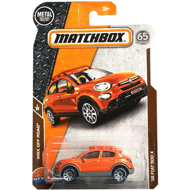 Matchbox MATCHBOX 16th Edition FIAT 500 SUV สีส ้ ม 16 ฟุต 500 X 2018-12/