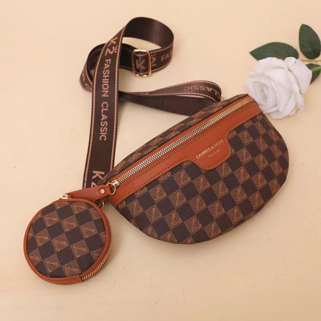 【พร้อมส่ง】Miss Bag Fashion กระเป๋าคาดหน้าอกคุณภาพสูงย้อนยุค กระเป๋าสะพายไหล่เดียว สไตส์นี้เท่มาก
