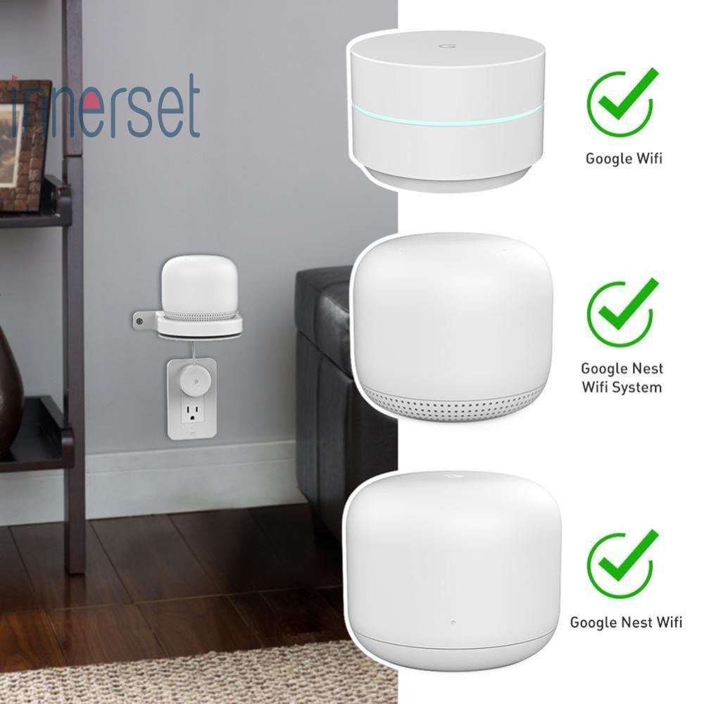 Smart Speaker Outlet Holder Wall Mount สําหรับ Google Nest WiFi Wireless Router [innerset.th ]