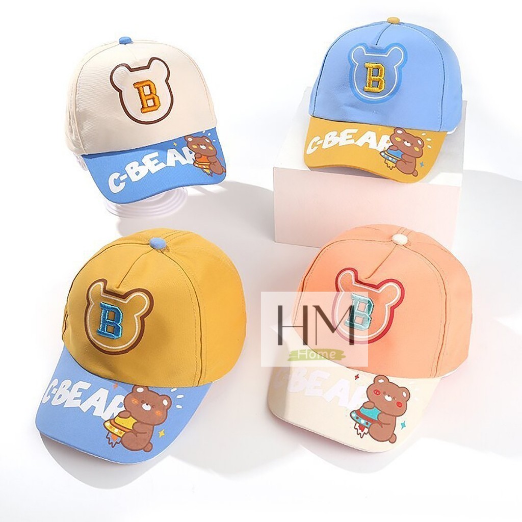 พร้อมส่ง หมวกเด็กผู้ชาย หมวกแก๊ปเด็ก ปรับขนาดได้