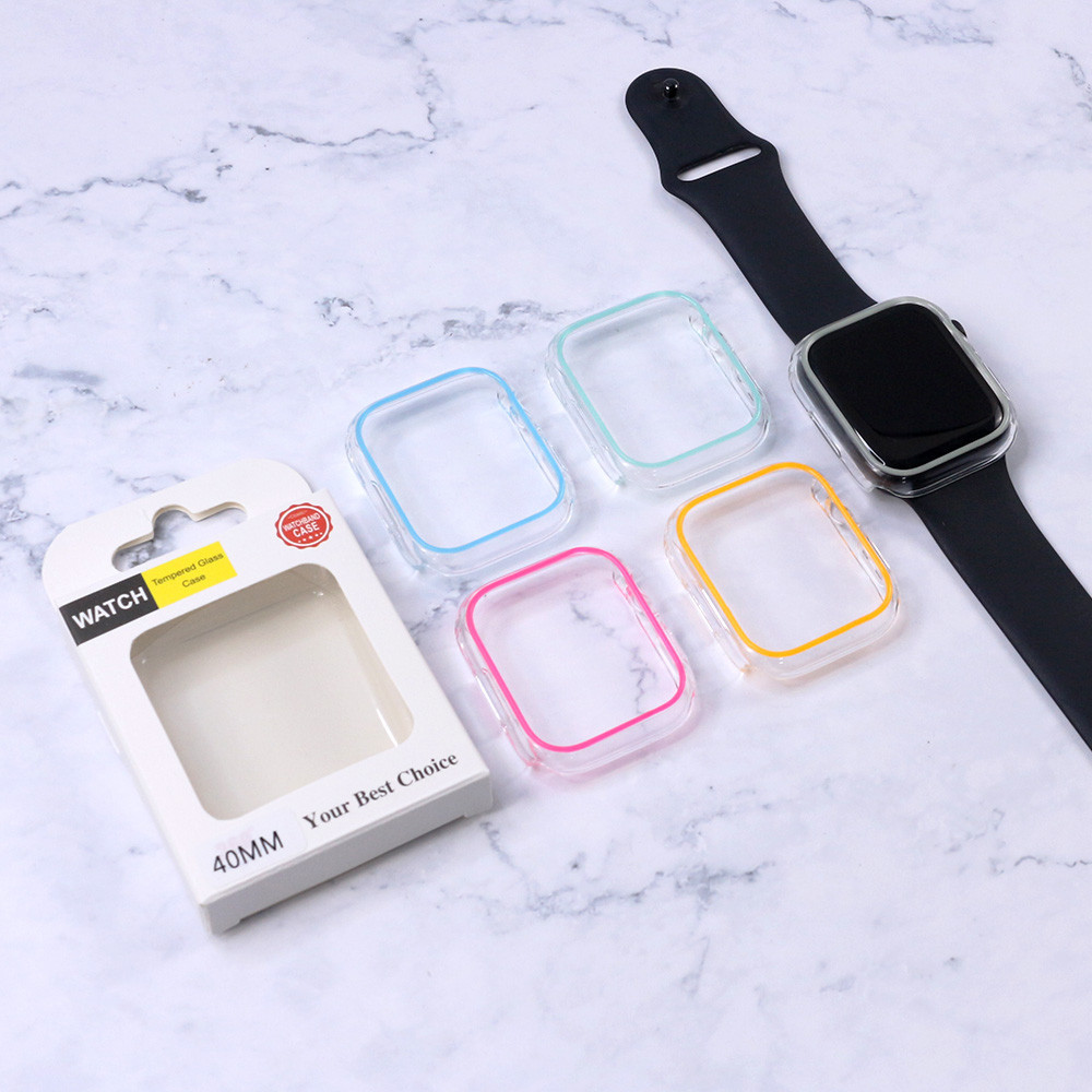 เคส พีซี เรืองแสงเข้ากันได้สําหรับ แอปเปิล ดู 41 มม. 42 มม. 44 มม. 45 มม. 40 มม. 38 มม. ฉันดู ชุด 9 8 7 กับ 6 5 4 3 2