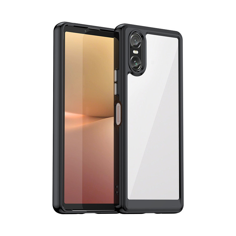สําหรับ Sony Xperia 10 VI 1 VI 10 VI 5 VI 1 VI กันกระแทกกันชนใสสีอะคริลิคฝาครอบ