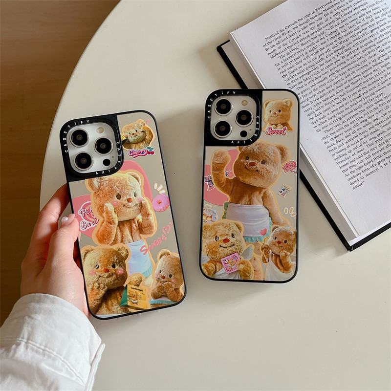 Casetify Butter Bear สําหรับ iPhone15Pro/ 11/14/13/12/15 Pro Max Mirror case