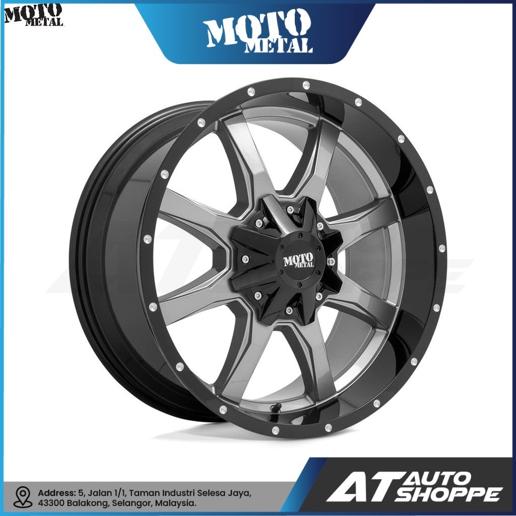 (1PC) MOTO METAL MO970 GLOSS GREY 20X9 6X114.3 ET18 SPORTRIMS SPORTRIM RIMS RIM WHEEL