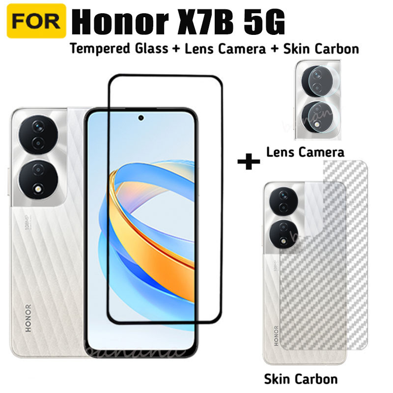 สําหรับ Honor X7B 5G กระจกนิรภัย Honor X 7B X7 B X7A X8B X8A X6A X9 5G เลนส์กล้องกระจกป้องกันหน้าจอแ