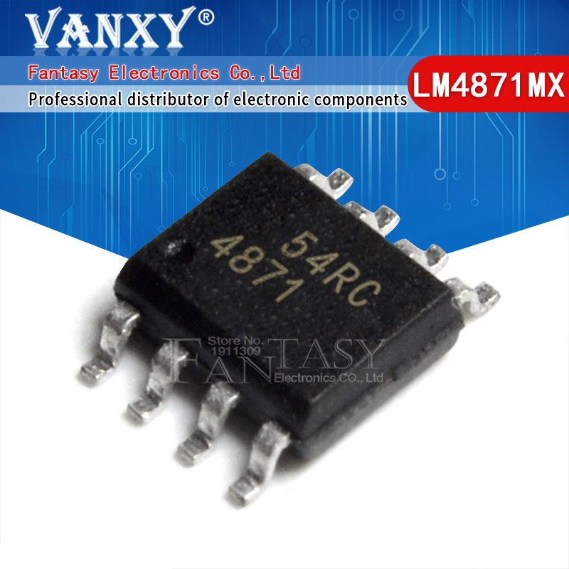 10PCS LM4871MX SOP8 LM4871 SOP 4871 SOP-8 3W เครื่องขยายเสียงโหมดปิดใหม่และต้นฉบับอิเล็กทรอนิกส์ส่วน
