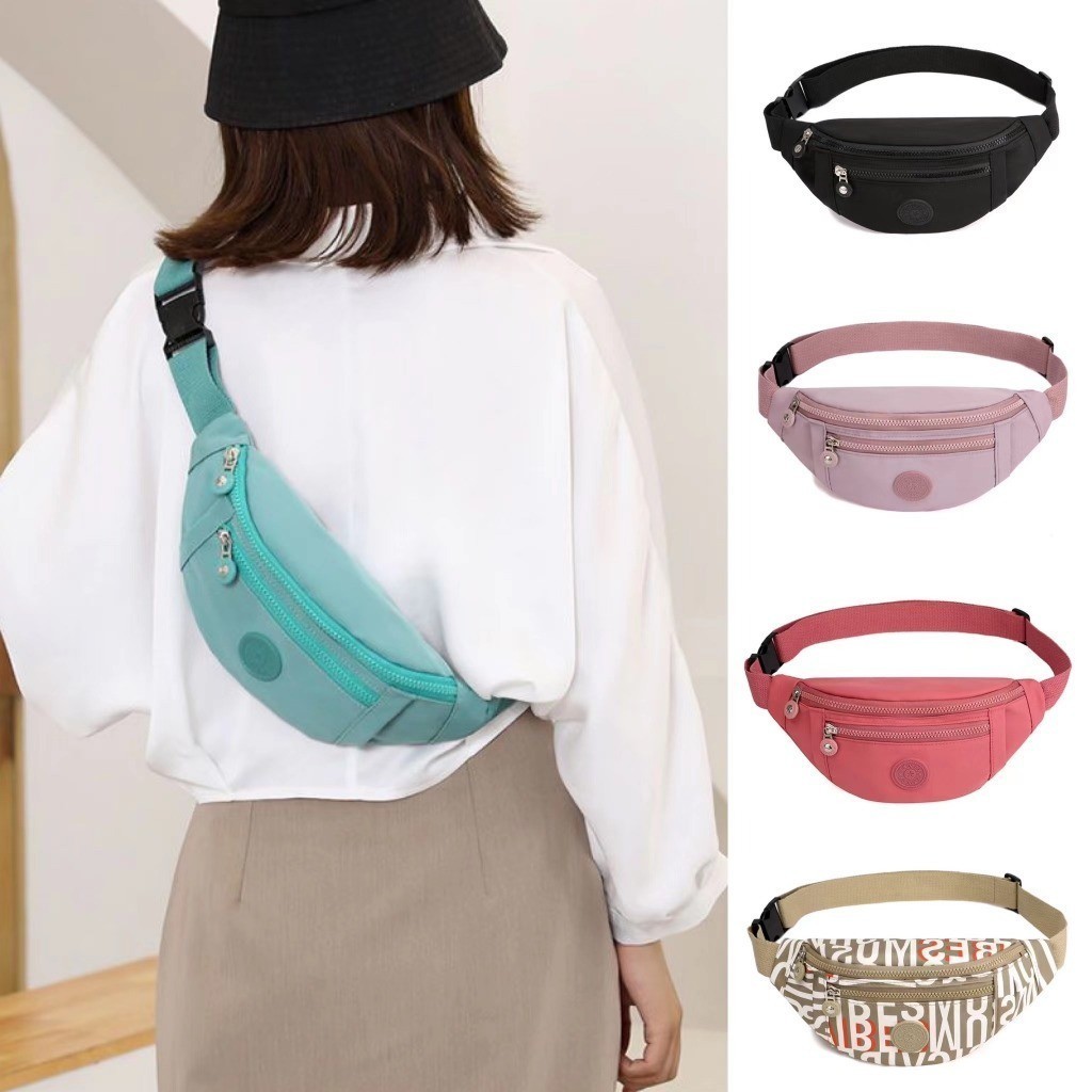 baggg.th กระเป๋าคาดอก คาดเอว ผ้าไนล่อน กันน้ำได้ ผ้าอย่างดี (A70)