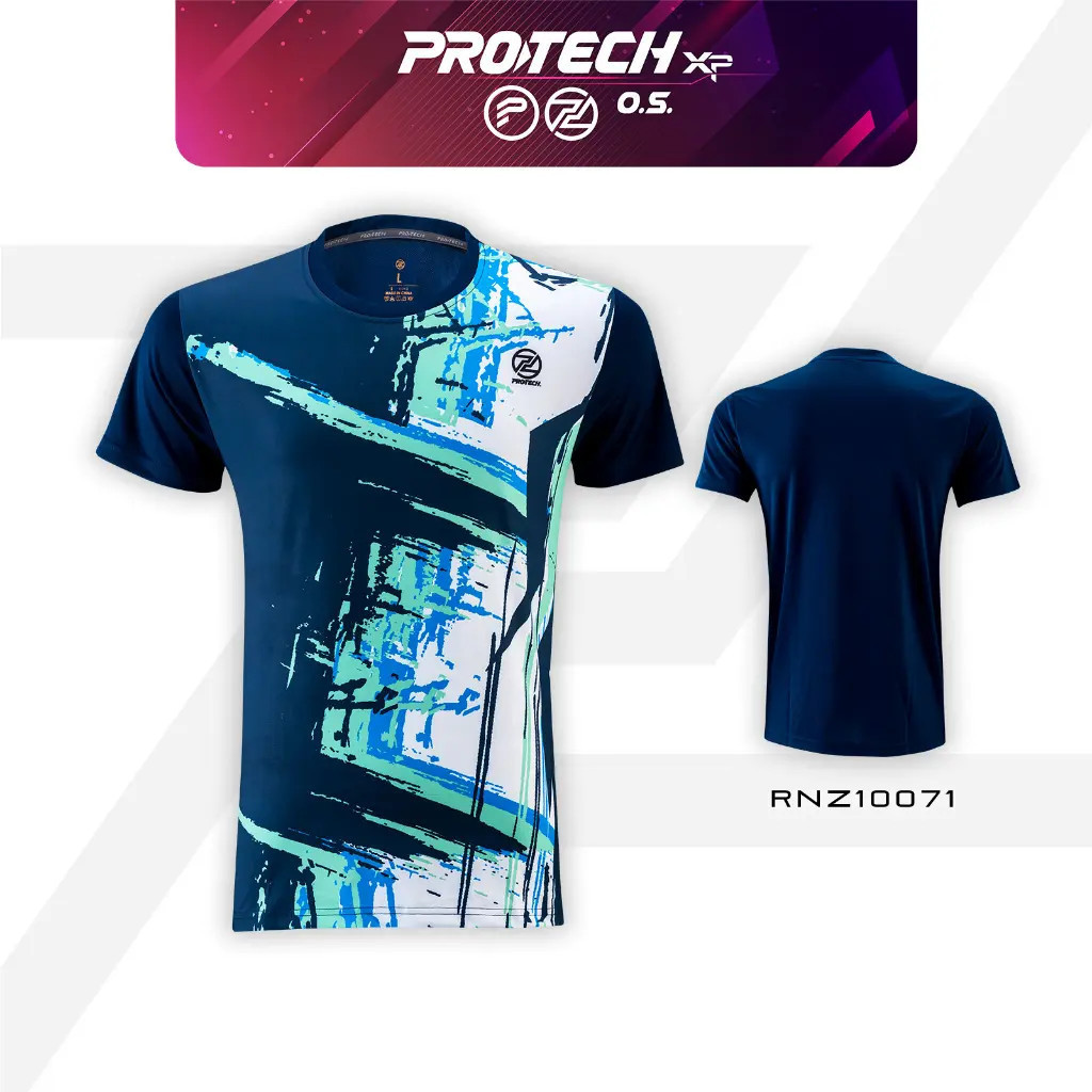 2024 Malaysia Badminton Masters T-Shirt - Unisex PROTECH Badminton Dry Fit Tournament Men 's Jerseys