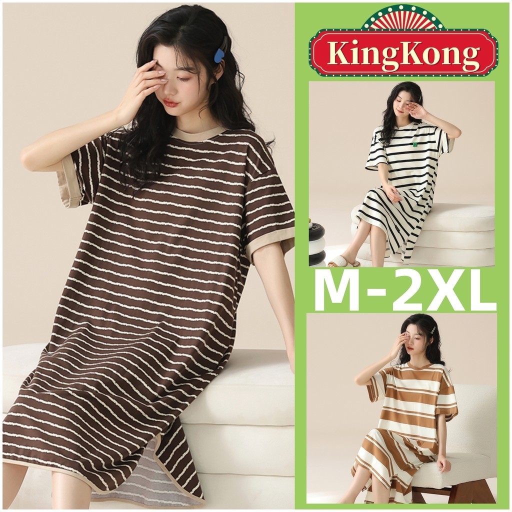 ชุดนอนชุดนอนผ ้ าฝ ้ ายผู ้ หญิงฤดูร ้ อนแขนสั ้ นชุดนอนผู ้ หญิงชุดนอน Homewear