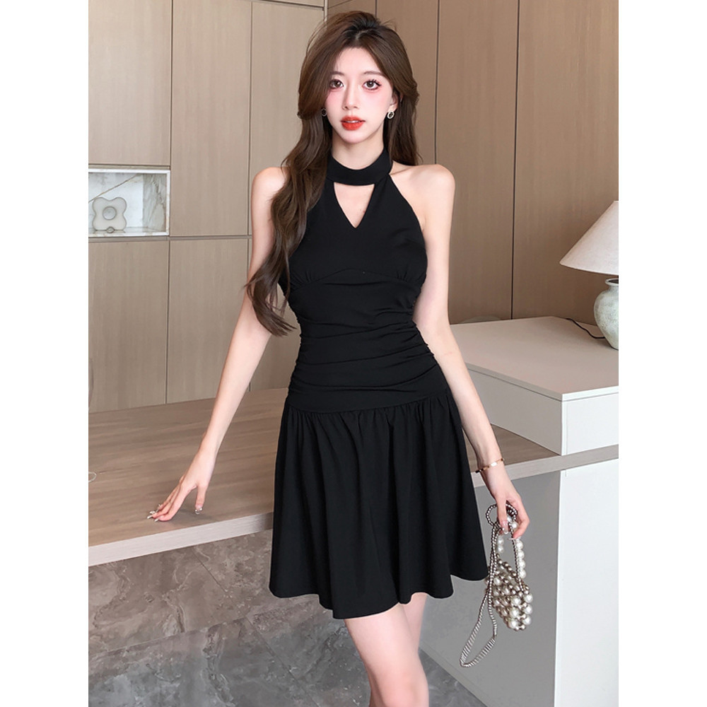 ติดตามรับ✔เดรสออกงาน เดรสเซ็กซี่✨ชุดเดรสไนท์คลับ✨ชุดการแสดง✈WDS36642024คนดังเซ็กซี่ Halter คอ Halter