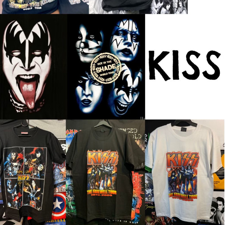 รวม KISS เสื้อยืดวงร็อค คิส เสื้อวินเทจ S-5XL