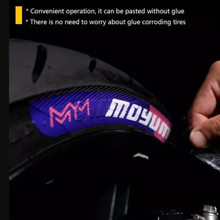 สติ ๊ กเกอร ์ ยางล ้ อรถจักรยานยนต ์ Hot Melt Transfer Tyre Decals