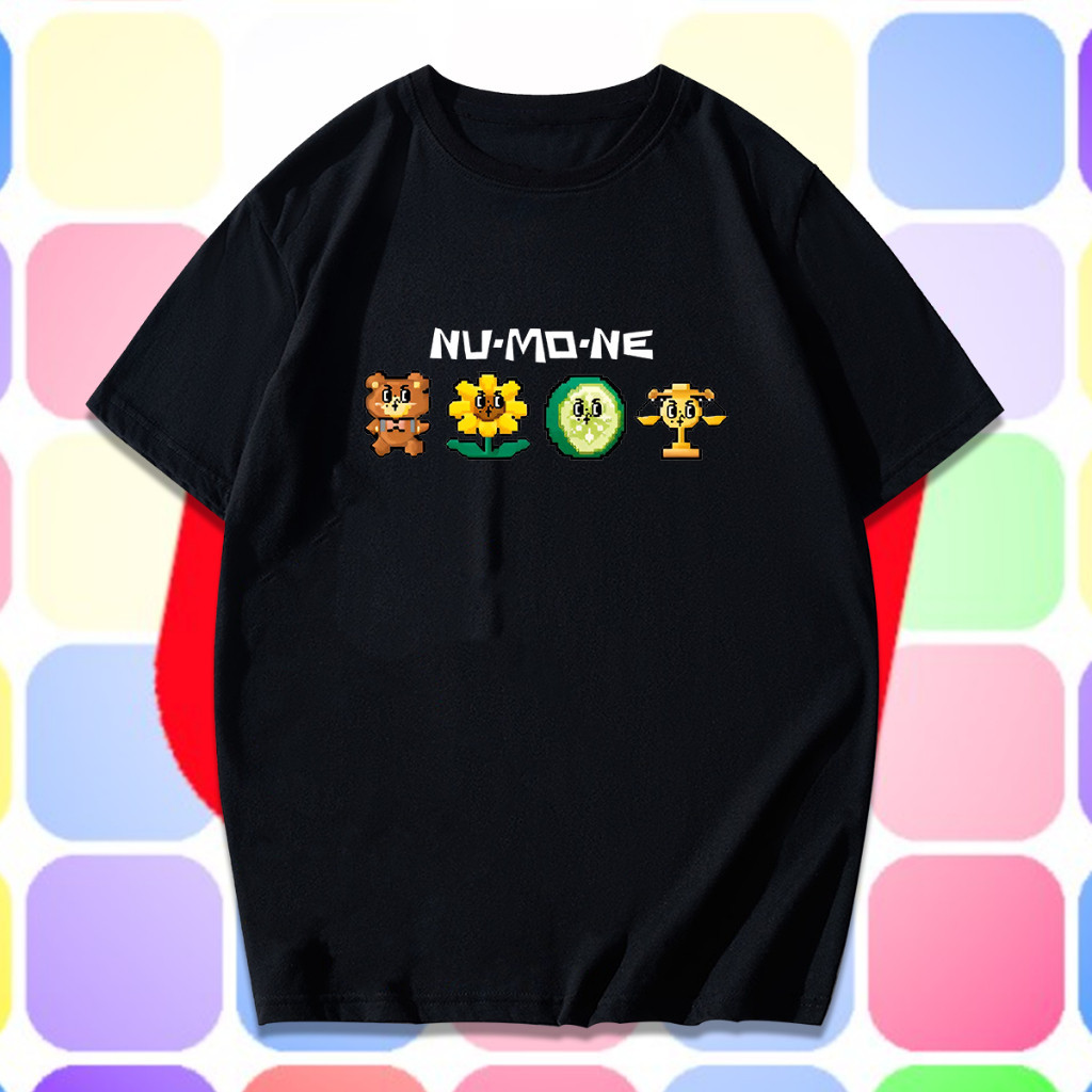 （จัดส่งทันที）เสื้อยืดแรงบันดาลใจการออกแบบใหม่ Numone ไม่จำกัดเพศ ราคาถูก ฝ้าย 100% ขนาด S-5XL