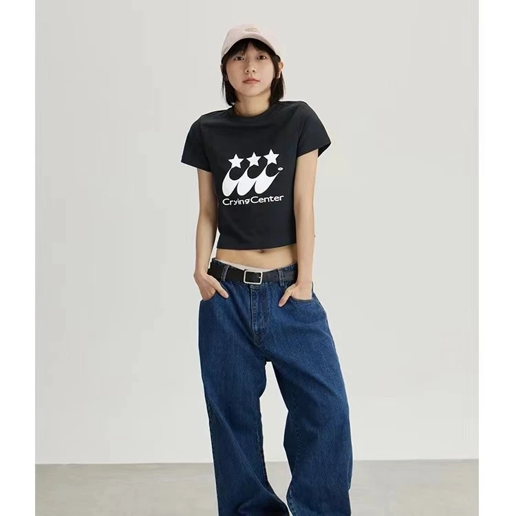เสื้อยืดแขนสั้นผู้หญิง พิมพ์ลายดอกไม้ thumbnail 5