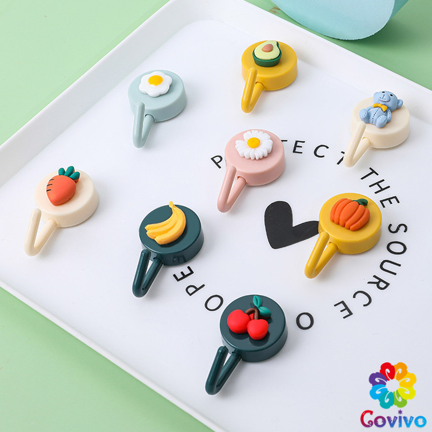 Covivo ตะขอแขวนติดผนัง ลายการ์ตูนน่ารัก 3D Cartoon coat hook