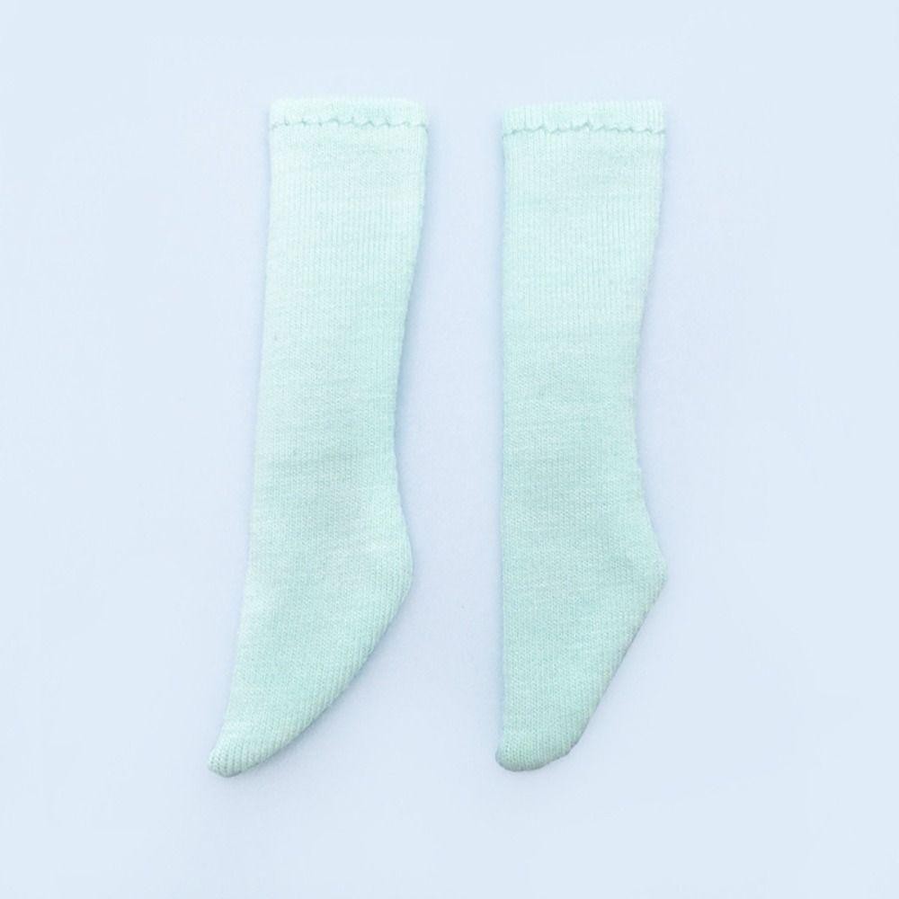 Solighter ถุงน่องผ้าฝ้ายทําด้วยมือ,แฟชั่น 15 รูปแบบถุงเท้าตุ๊กตายาว,ชุดลําลองตุ๊กตา Legging สําหรับ ob22 ob24 ตุ๊กตา/สําหรับตุ๊กตาบลายธ์ - รูปที่ 7